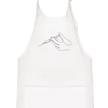 Ruka a injekce jedním tahem