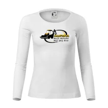 Bagrista v kruhu - vlastní nápis