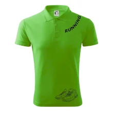 Running nápis šikmo