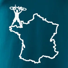 Cyklista nad Francií