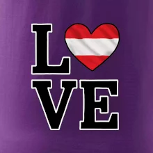 Love Rakouská vlajka