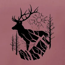 Jelen v lese křivky