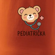 Pediatrička - minimalistický medvídek s křížkem