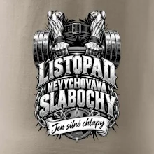 Listopad nevychovává slabochy silový trénink