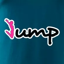 Jump - nápis a panáček