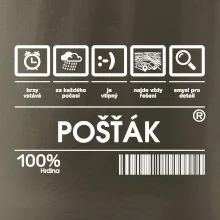 Čárový kód pošťák