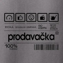 Čárový kód - Prodavačka