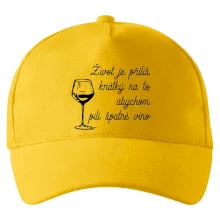 Život je příliš krátký - sklenička Život je příliš krátký - sklenička