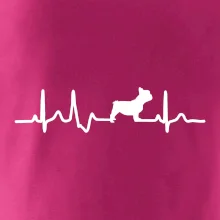 EKG Francouzský buldoček z boku
