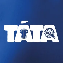 Táta nápis - cyklista