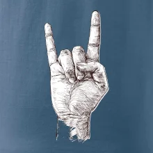 Rocková ruka kreslená