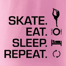 Eat sleep skate - lední bruslení