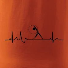 EKG moderní gymnastika obruč