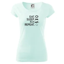 Eat sleep fly repeat