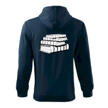 Knihy černobílé na sobě