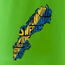 Mapy - názvy měst - Švédsko