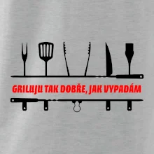 Griluju tak dobře, jak vypadám