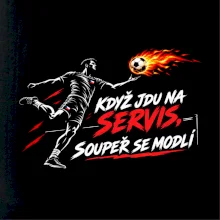 Nohejbalový pekelný servis