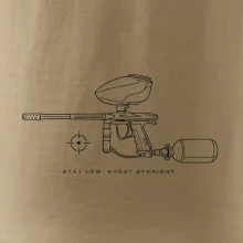 Minimalistický marker stay low shoot straight