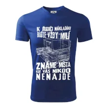 K řidiči náklaďáku buďte vždy milý