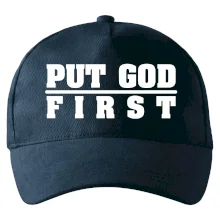 Put God first tlustý nápis Put God first tlustý nápis