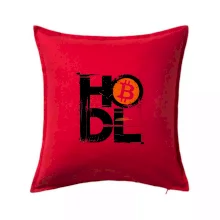 Hodl velký nápis a logo BTC