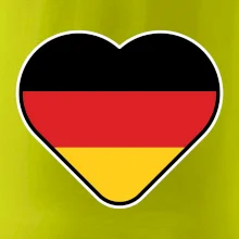 Germany love velké - Německá vlajka