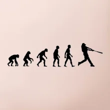 Evoluce baseball pálkař odpal
