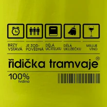 Čárový kód Řidič tramvaje