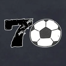 Fotbal kulaté narozeniny 70