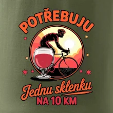 Potřebuju jednu sklenku na 10km