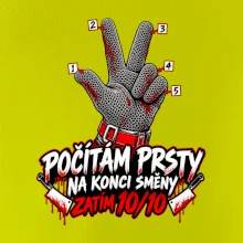 Řezník počítám prsty na konci směny