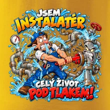 Instalatér celý život pod tlakem komiks
