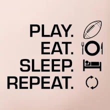 Play Eat Sleep Repeat americký fotbal