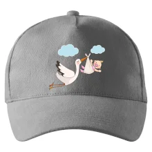 Čáp čekáme miminko - holka