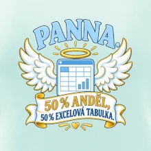 Panna. 50 % anděl, 50 % excelová tabulka