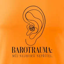 Barotrauma můj nejhorší nepřítel ucho s uzlem v lince