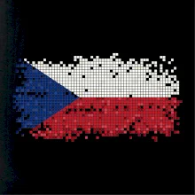 Česká vlajka - tetris Česká vlajka - tetris