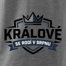 Erb a koruna - králové se rodí v srpnu