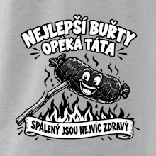 Nejlepší buřty opéká táta Spálený jsou nejvíc zdravý