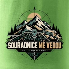 Souřadnice mě vedou horská mapa