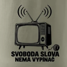 Svoboda slova nemá vypínač retro televize