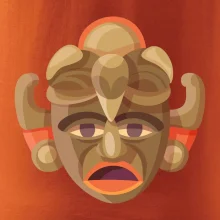 Mayové maska černoch