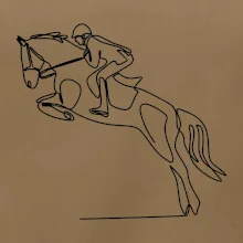 Jízda na koni jedním tahem