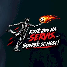 Nohejbalový pekelný servis
