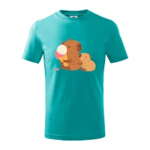 Kapybara se zmrzlinou