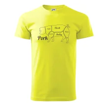 Prase nákres rozřezání