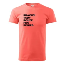 PRACUJI TADY POUZE PRO PENÍZE.