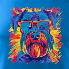 Knírač barevný styl 70s