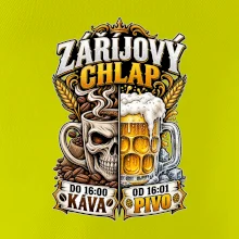 Záříjový chlap -  do 16 káva  od 16 pivo